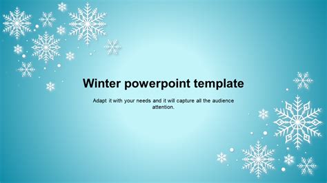 Winter Themed Powerpoint Template